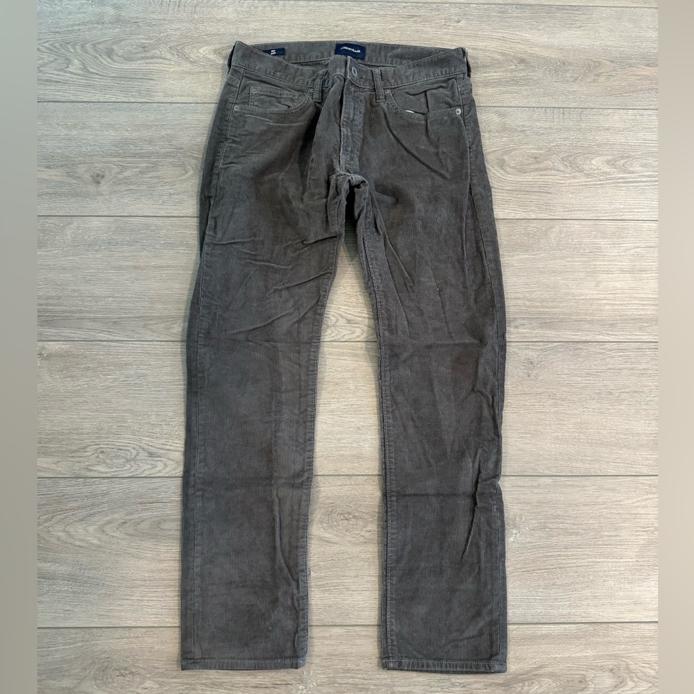 J.Crew 484 Slim Corduroy Pant (Gray Textured) - Waist 30